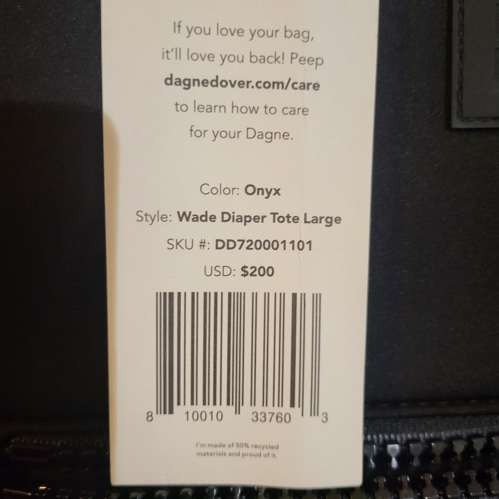 Wide Dagne Dover Large Diaper Tote